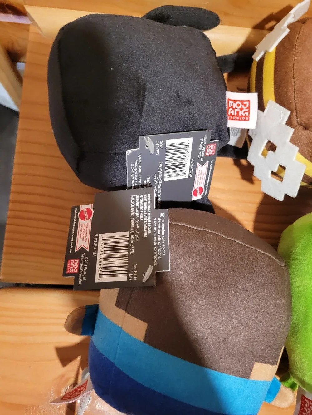 Minecraft Cuutopia Plush Cube Characters - Creeper, Steve, Bee, Enderman
